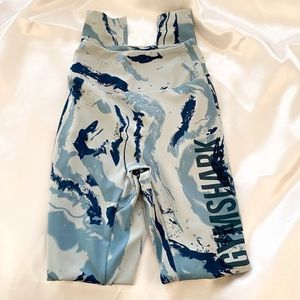 GYMSHARK Original Blue Power Leggings